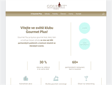 Tablet Screenshot of gourmetplus.eu